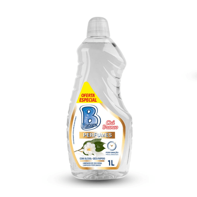 Limpador Perfumado a Base de Álcool Chá Branco Barbarex 1 L